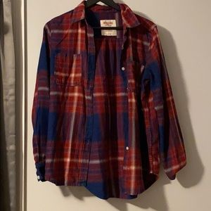 3 flannel tops